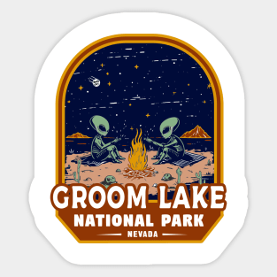 Groom Lake National Park varient Sticker